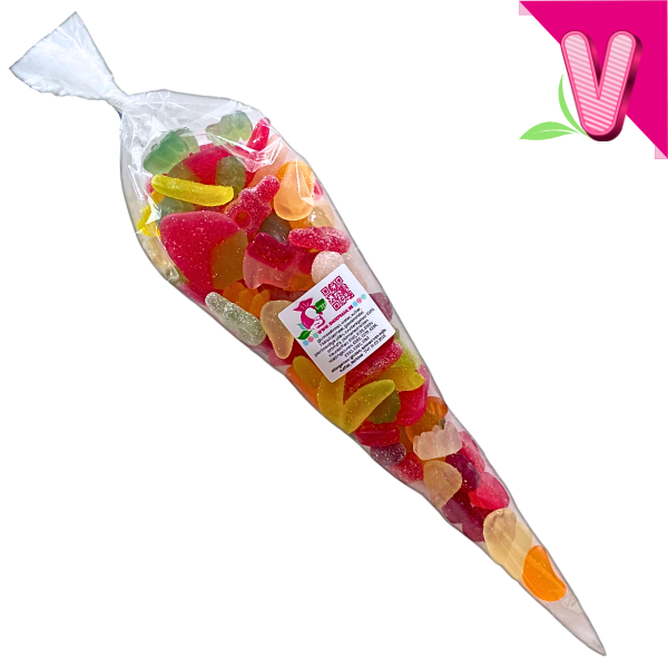 Gelatinevrije /veggie snoep (400 gram)