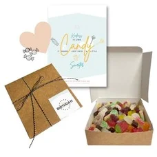 Snoepdozen met olie mix als bedrijfsgeschenk (500 gram)