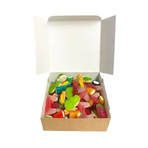 Snoepdoos gevuld met lekkers voor elk uur van de dag (500 gram)